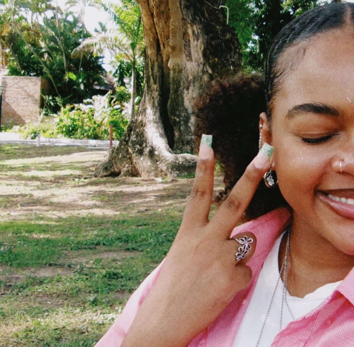 Faux Nose Rings